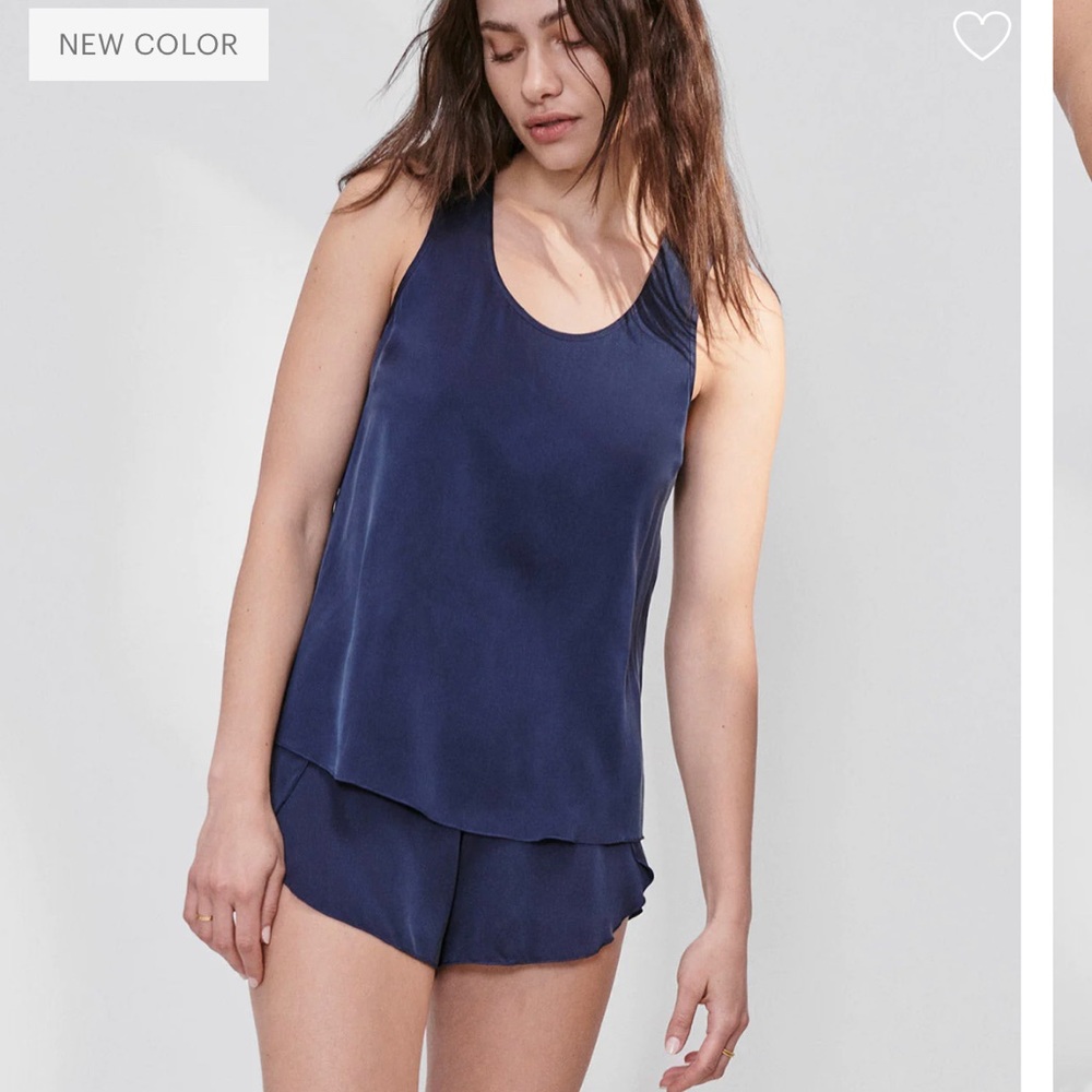 Deep blue LUNYA washable silk set - SOLD OUT on site!